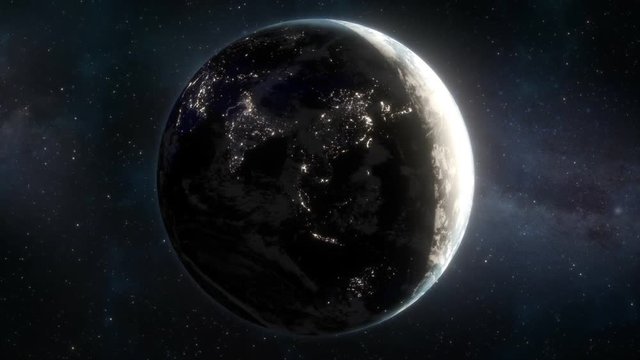Lights Flicker Out Across Planet Earth - Asia