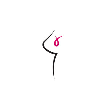 recommend clip art: Breast cancer icon