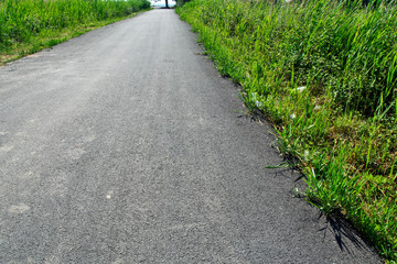 New asphalt road