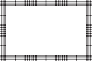 Rectangle borders and Frames vector. Border pattern geometric vintage frame design. Scottish tartan plaid fabric texture. Template for gift card, collage, scrapbook or photo album and portrait.