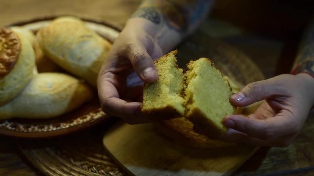 Pan de naranja pan dulce 