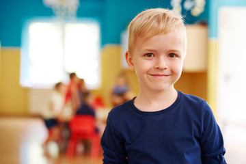 Portrait of smiling preschool boy © gpointstudio