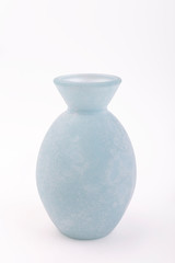 Blue vase isolate