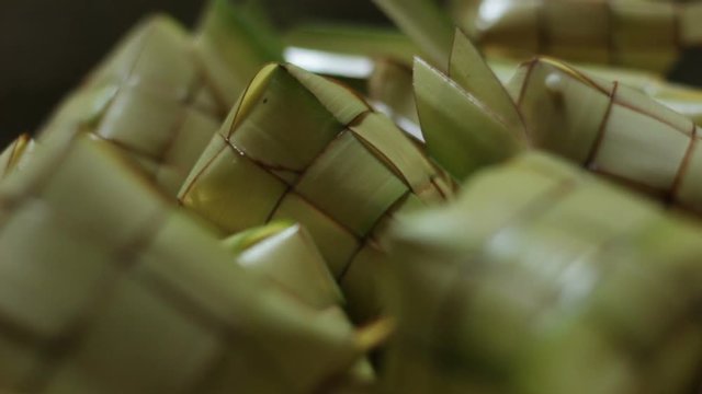 Ketupats, islamic food to celebrate eid mubaraq