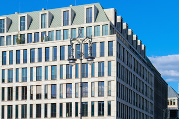 Fototapeta premium offices building at parisian square
