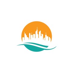 City skyline, city silhouette vector
