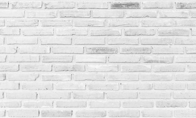 Naklejka premium white brick wall texture background