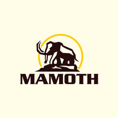 Elephant Mammoth Logo