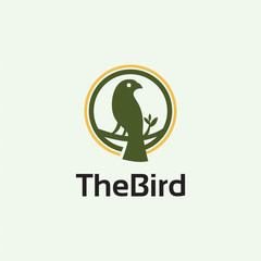 Bird Circle Nest Logo