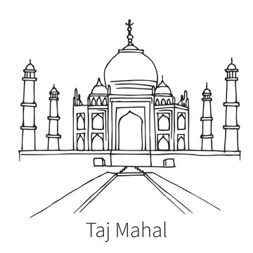 Taj Mahal Sketch on Behance