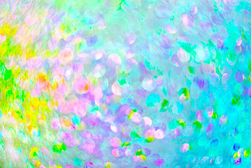 Colored bokeh background