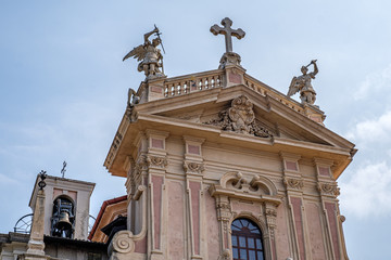 Fototapeta na wymiar Como, chiesa di Brunate