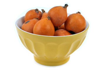 Bowl of loquats