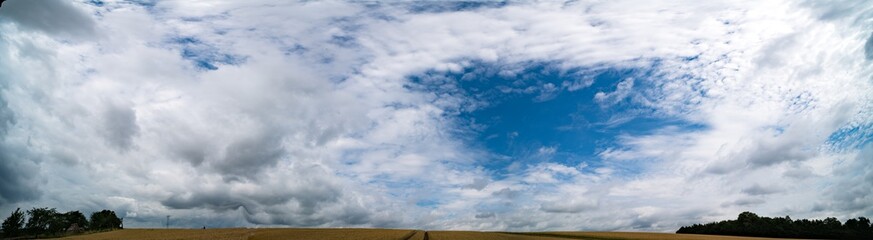 Day sky panorama