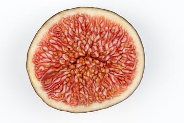 Cuted fig fruit