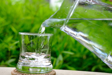 glass of water