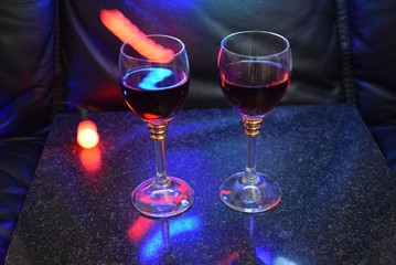 glass of red wine