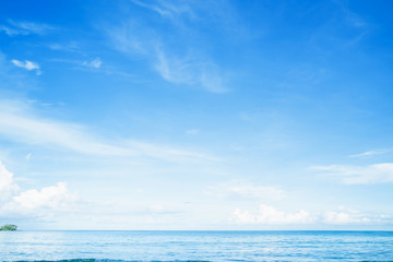 Fototapeta na wymiar Blue sky with cloud tropical area at Phuket Thailand.