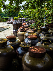 Obraz premium Quyet Thanh - Traditional ceramic village in Ha Nam - Viet Nam on July 2, 2019