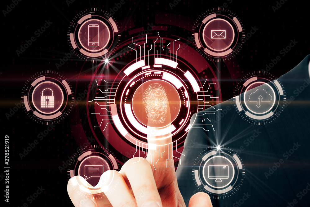 Poster Password and access concept