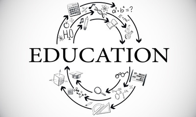 Knowledge and chemistry concept