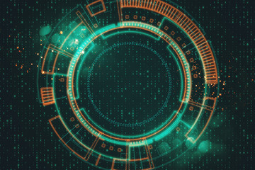 Technology and futuristic concept