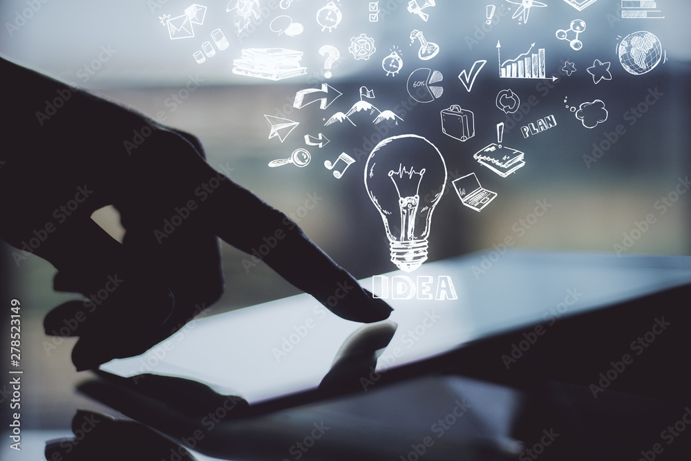 Poster technology, software and idea concept