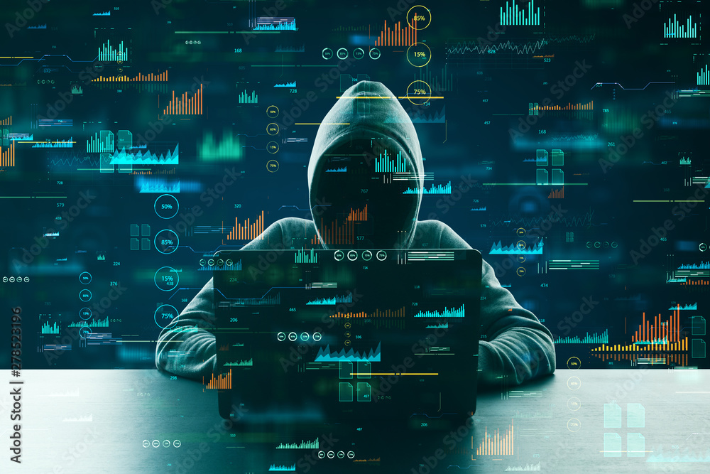 Poster Hacking and innovation concept