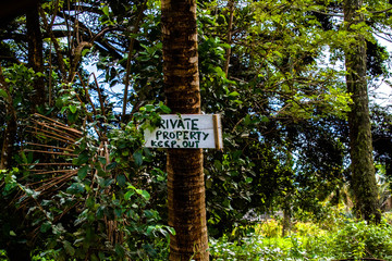 Fototapeta premium Private Property