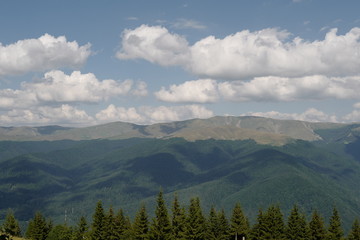 shadows of clouds