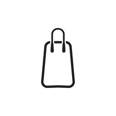 shopping bag icon logo vector illustration