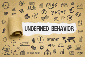 Undefined behavior