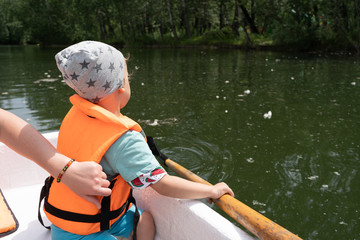 boy in boat