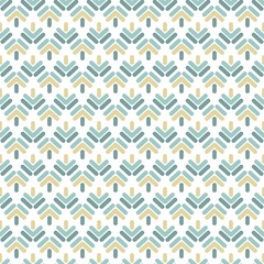 Seamless pattern with strokes and rhombus on white background. Ethnic boho symmetric background. Morrocan pattern.