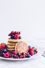 Cottage cheese pancakes