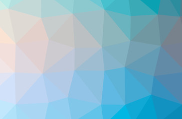 Obraz premium Illustration of abstract Blue, Pink, Red horizontal low poly background. Beautiful polygon design pattern.