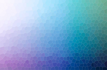 Abstract illustration of blue and purple Small Hexagon background