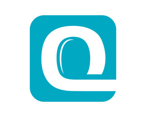 Q letter square logo template