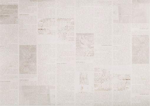 Vintage old grunge newspaper paper texture background