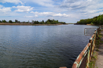 Fototapeta na wymiar Lake in Chernobyl