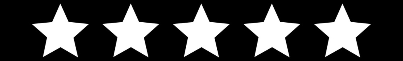 5 Stars White Light | Customer Rating | Websites Review