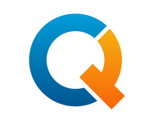 Q OT letter logo template