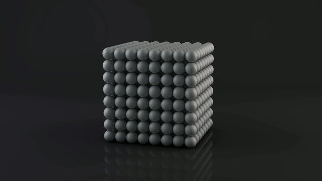 3D animation toys neokub which raspadaetsya.