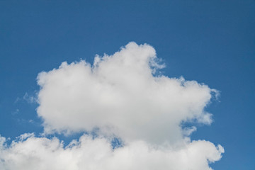 Obraz premium white clouds in the blue sky. background