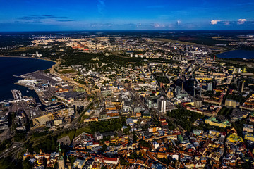 Tallinn in Estland aus der Luft