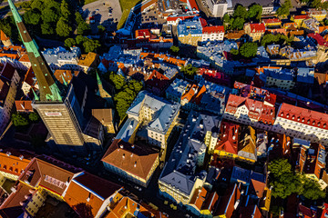 Tallinn in Estland aus der Luft