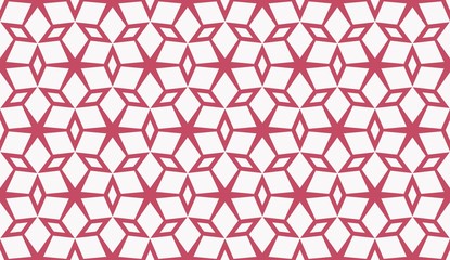 Color design geometric pattern. Seamless vector illustration red color.