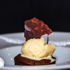 variety of ice creams and gourmet desserts