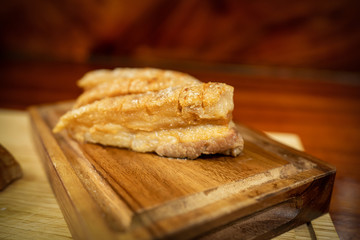 crispy pork thailand street foods thai style asian local food 