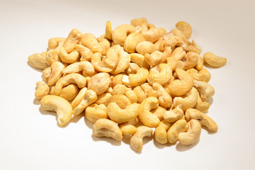Cashew isolated on white background